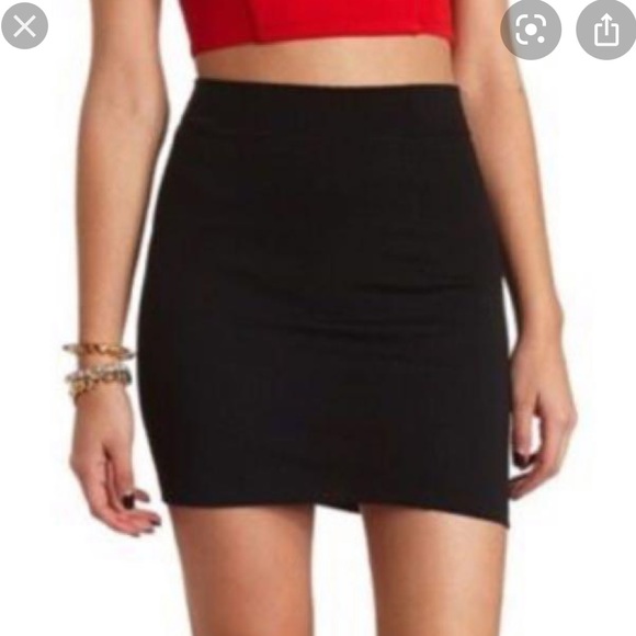 Brandy Melville Dresses & Skirts - H&M Bodycon Black Mini Skirt